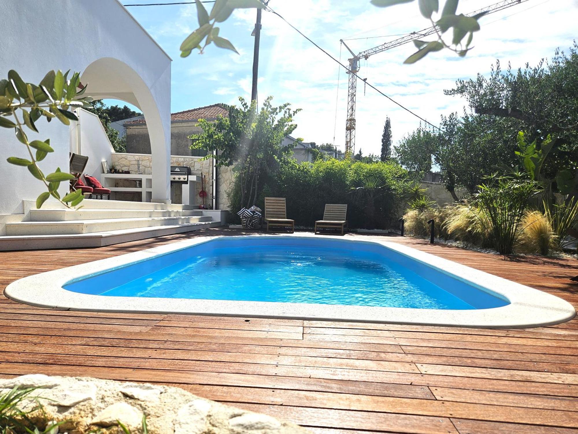 The Three Flowers Pool House Trogir Kültér fotó