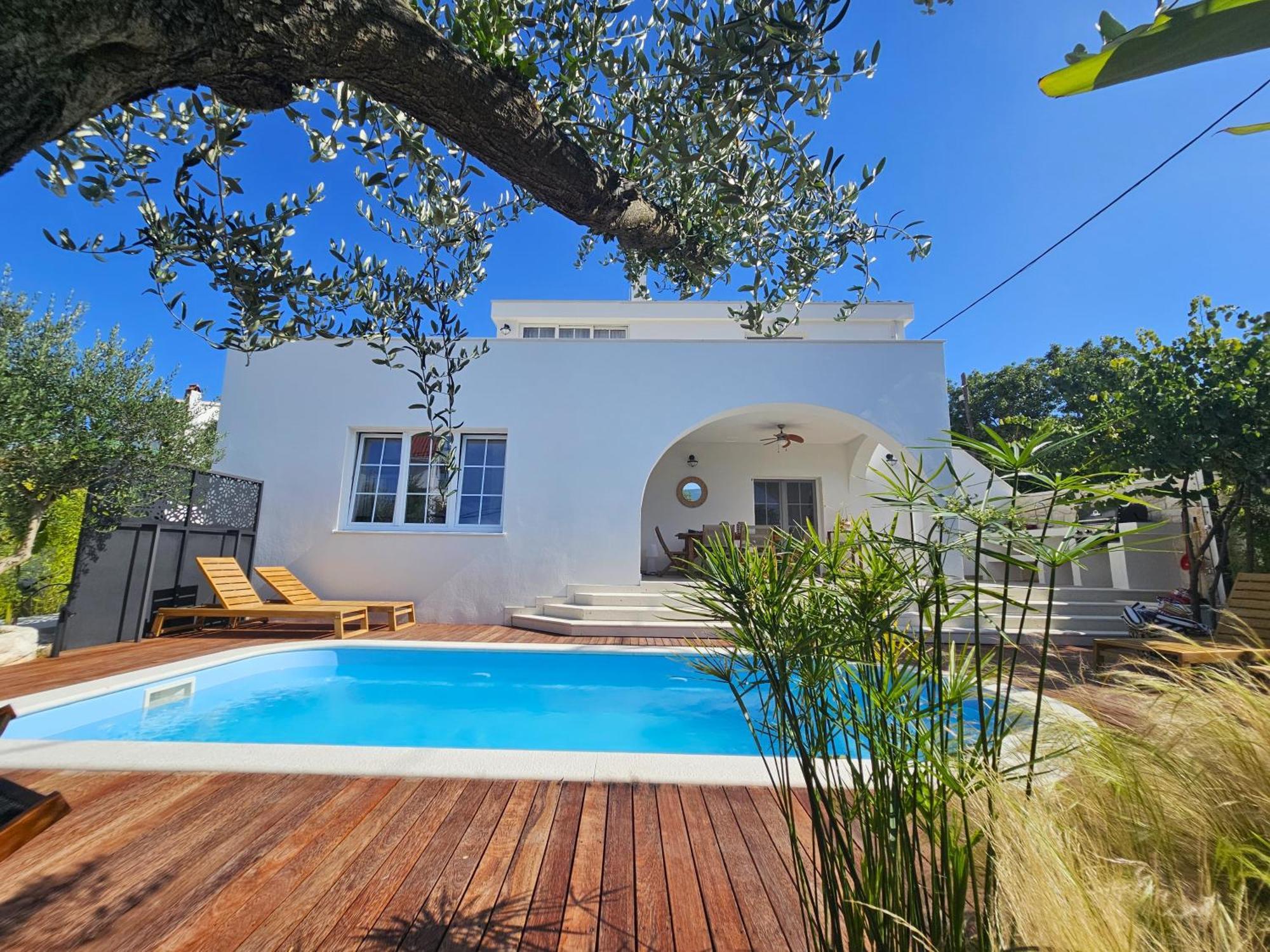 The Three Flowers Pool House Trogir Kültér fotó